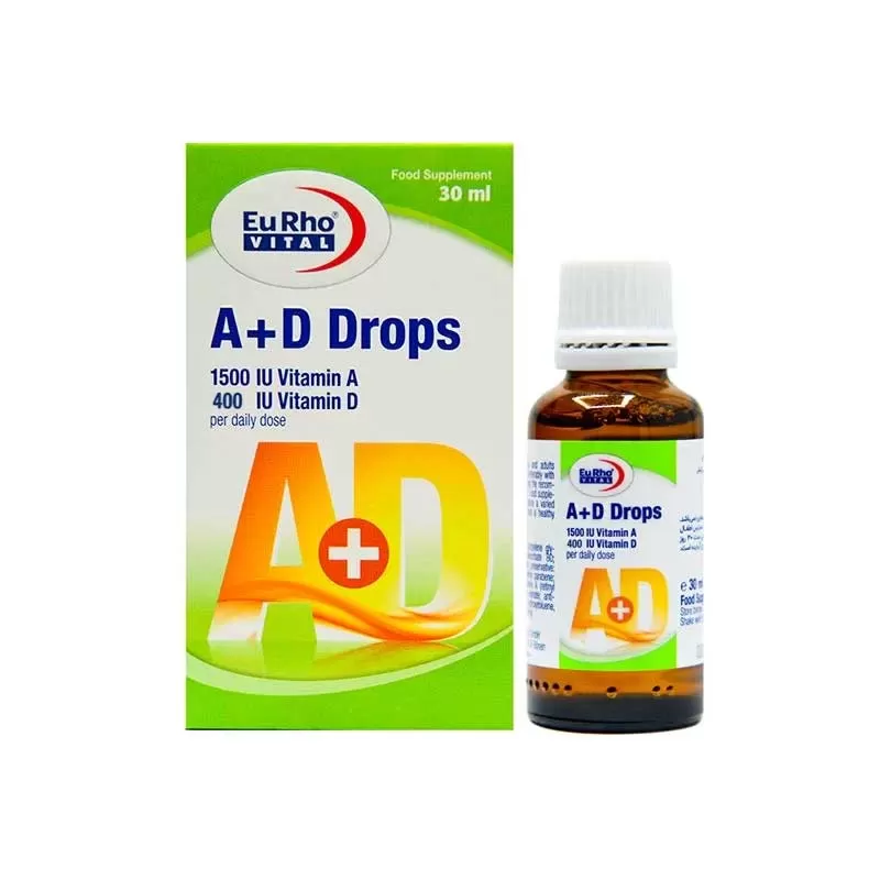 قطره-آ-د-پلاس-یوروویتال-800x800 قطره خوراکی آ+د یوروویتال 30 میلی لیتر - تصویر 1