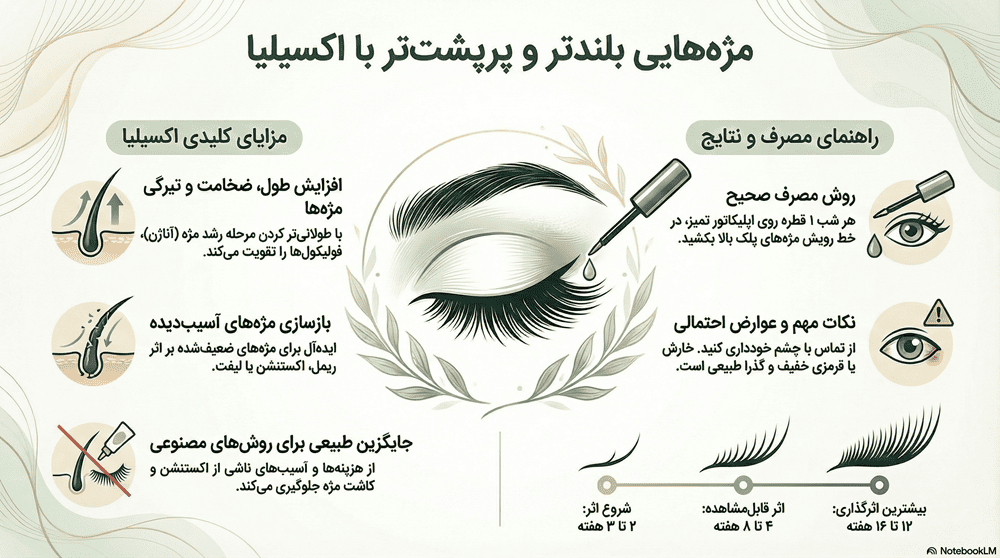 تقویت مژه اکسیلیا