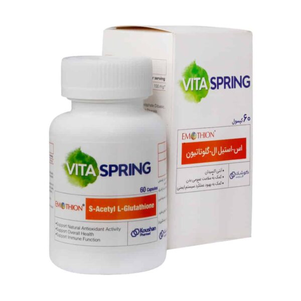 کپسول وایتا اسپرینگ کوشان فارمد 60 عدد