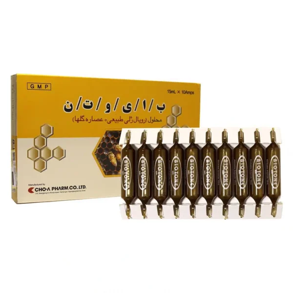 آمپول خوراکی بایوتن چوا فارم حاوی رویال ژلی ۱۰ عدد