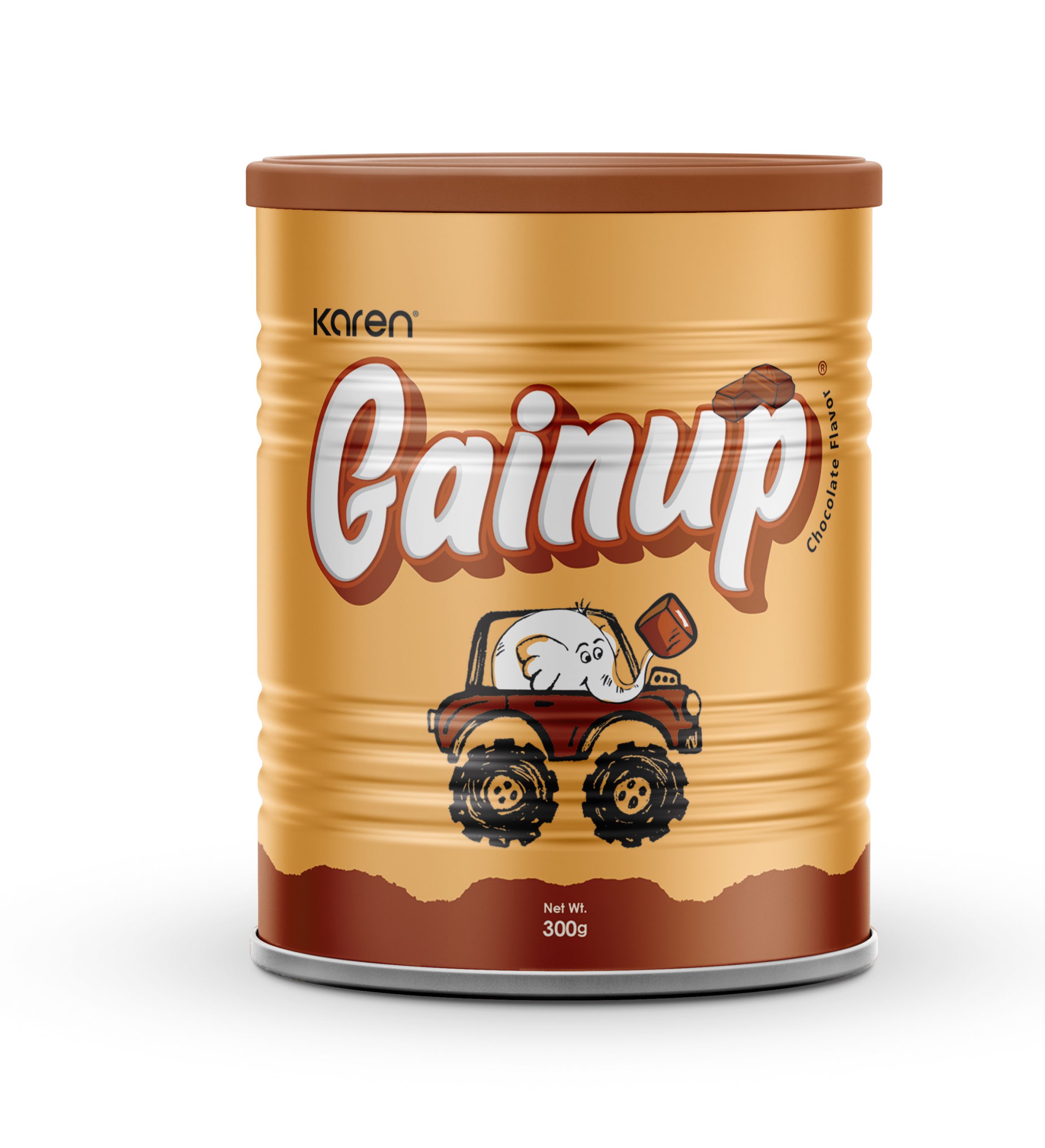 Exclusive Mockups for Branding and Packaging Design گین آپ کودکان کارن طعم شکلات - تصویر 1
