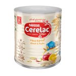 سرلاک گندم و میوه به همراه شیر نستله ۴۰۰ گرم