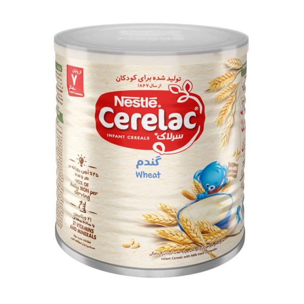 سرلاک گندم به همراه شیر نستله 400گرم