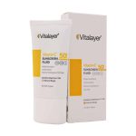 کرم فلوئید ضد آفتاب SPF50 حاوی ویتامین C (بژ طبیعی) 50 میلی لیتر  ویتالیر