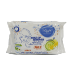 Dafi 3in1 Make Up Remover Wet Wips 20pcs