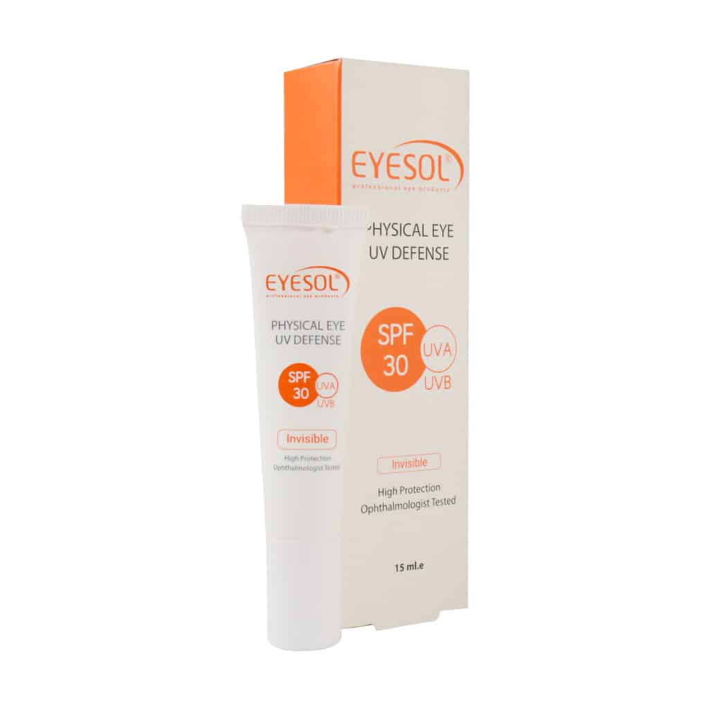 Eyesol Physical Invisible Eye Uv Defense 15 ml کرم ضد آفتاب دور چشم بی رنگ 15 میلی لیتر آیسول Eyesol - Image 1