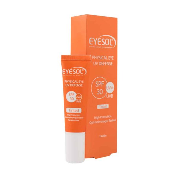 کرم ضد آفتاب رنگی دور چشم 15 میلی لیتر آیسول Eyesol