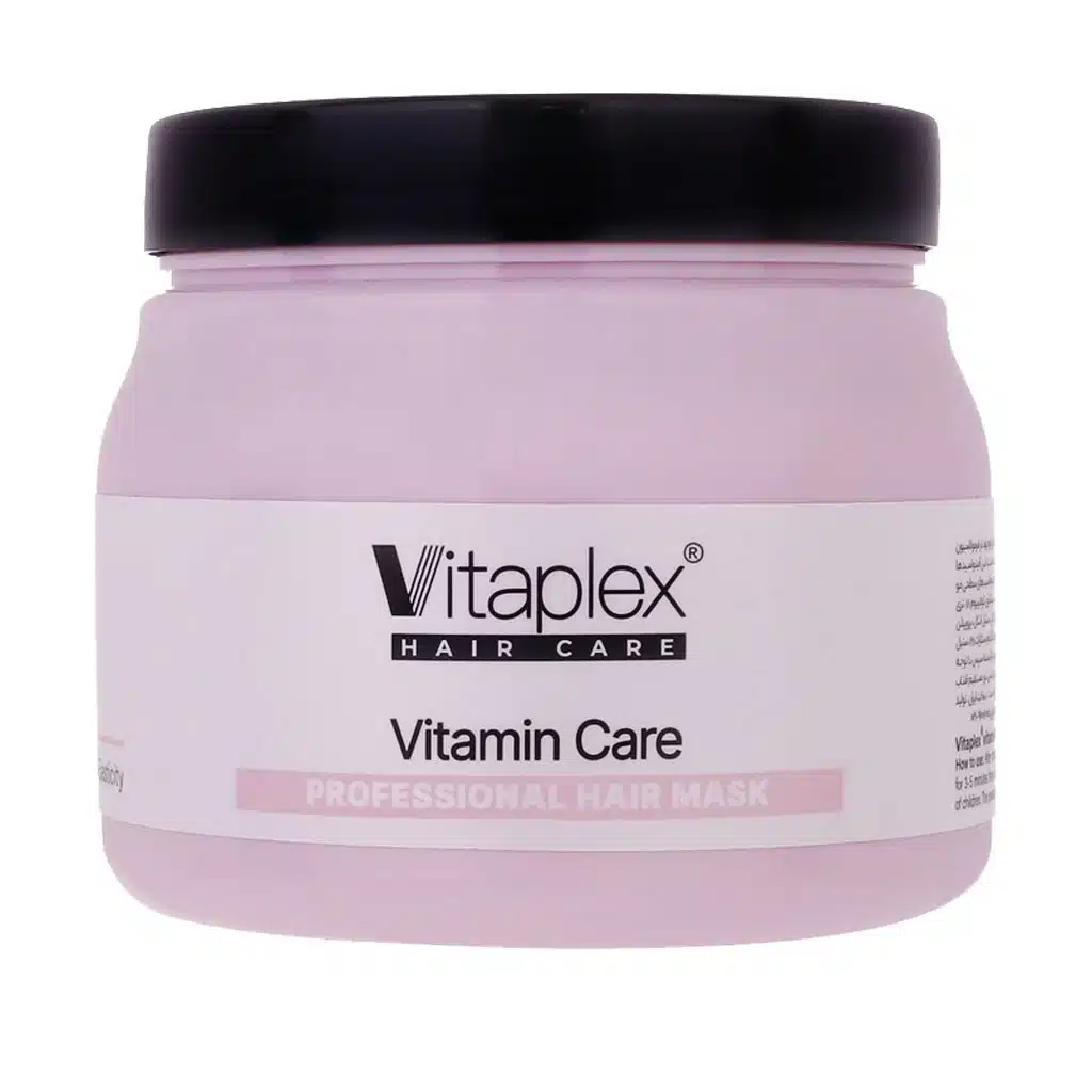 Vitaplex-Vitamin-Care-Professional-Hair-Mask-300-ml.jpg ماسک ویتامینه مو خشک و نرمال (نیازمند آبکشی) 500 میلی لیتر ویتاپلکس - Image 1