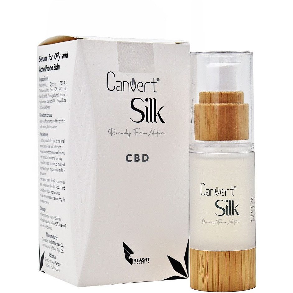 kgsorvQ663BecKit سرم ضد جوش کنورت سیلک حجم ۳۰ میلی لیتر مناسب پوست چرب Canvert - Image 1