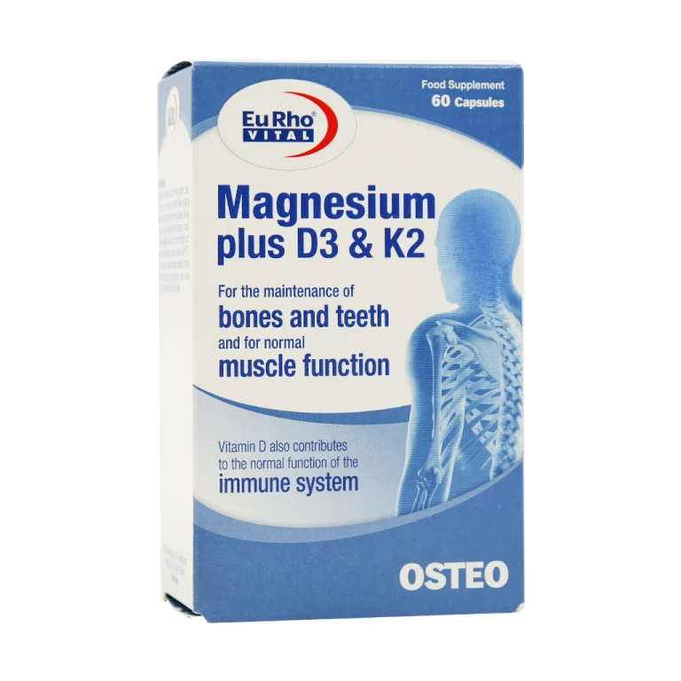Eurhovital Magnesium Plus D3 And K2 60 Capsules