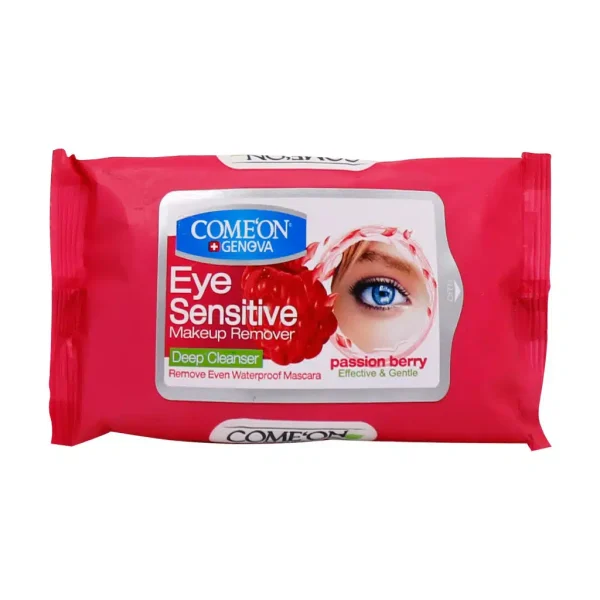 دستمال مرطوب پاک کننده آرایش دور چشم کامان 10 عدد کامان Comeon Eye Wipes