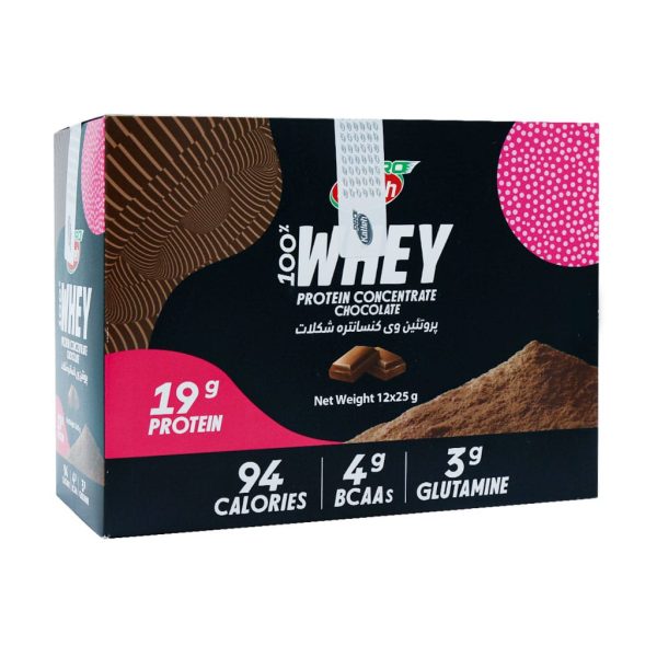 ساشه پروتئین وی کنسانتره با طعم شکلات 25 گرم 12 عددی کاله