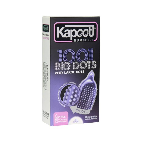 کاندوم بیگ دات 1001 کاپوت 10 عددی Kapoot Big Dots