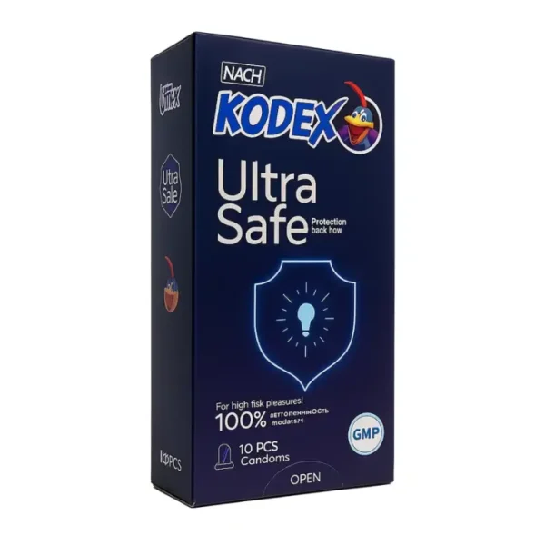 کاندوم اولتراسیف 10 عددی کدکس Kodex Ultrasafe