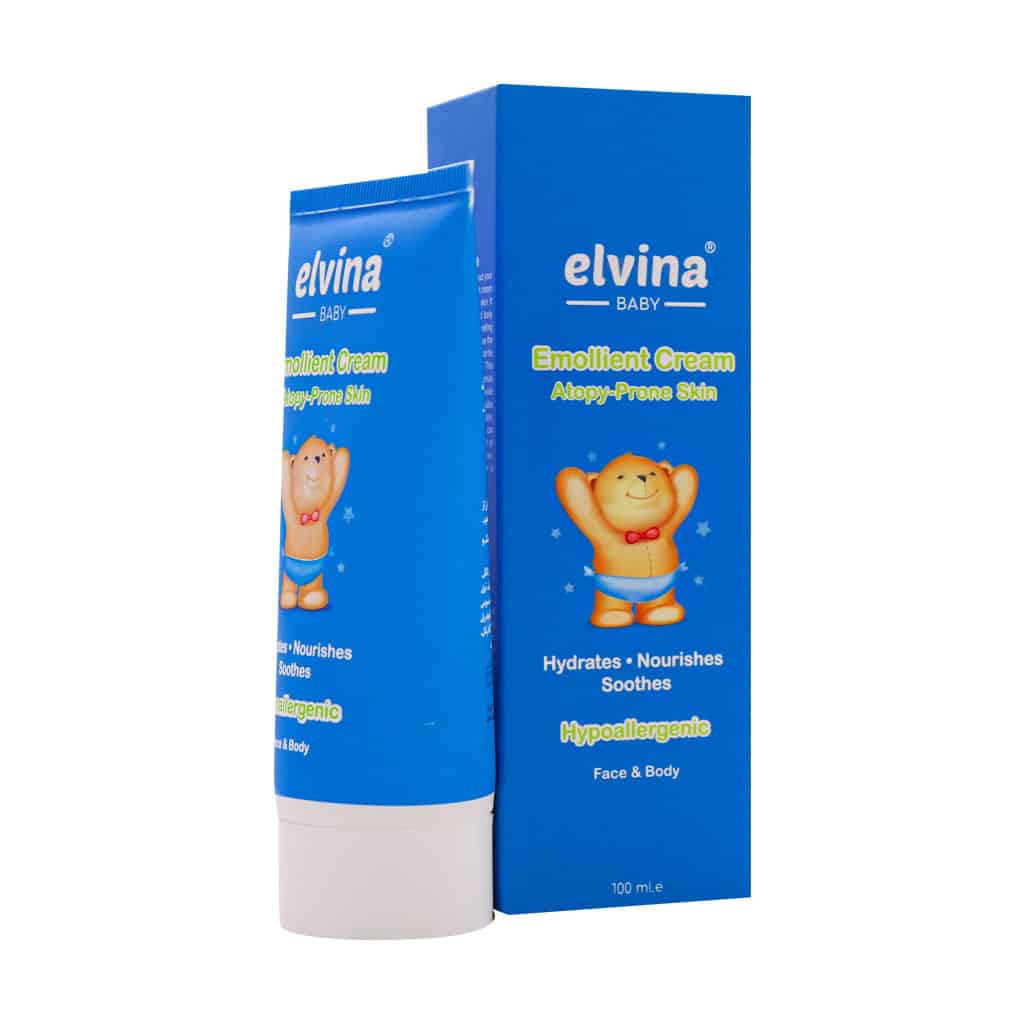 Elvina-Emollient-Cream-100-Ml کرم امولیانت آتوپیک کودک الوینا 100 میلی لیتر - تصویر 1