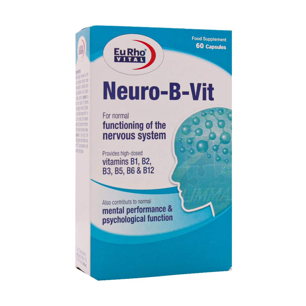 Eurhovital-Neuro-B-Vit-Caps کپسول نورو بی ویت یوروویتال 60 عدد - تصویر 1