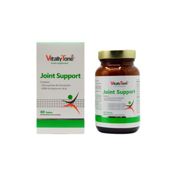 قرص جوینت ساپورت (گلوکزامین کوندرویتین MSM هیالورونیک اسید) ویتالی تون 60 عددی VitallyTone