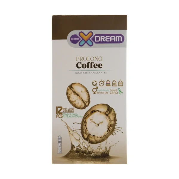 کاندوم تاخیری قهوه (Prolong Coffee) ایکس دریم 12 عددی