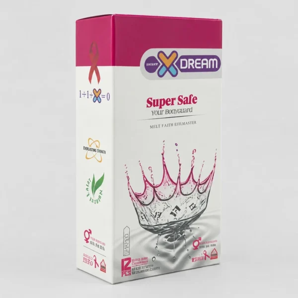 کاندوم بسیار ایمن (Super Safe) ایکس دریم 12 عددی